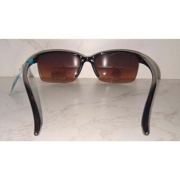 ADRIENNE VITTADINI Sport Brown Unisex Sunglasses - NEW - Picture 2 of 7